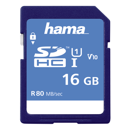 Hama Secure Digital SDHC 16GB Class 10 UHS-I 80MB/S