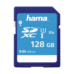 Hama Secure Digital SDXC 128GB Class 10 UHS-I 80MB/S