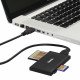 Hama USB 3.0 Multi-Card Reader, SD/microSD/CF/MS, Black