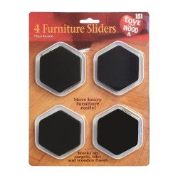 Love Your Wood Furniture Floor Protector Sliders 4 Pack