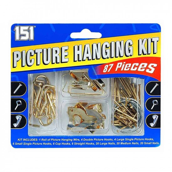 151 Picture Hanging Kit - 87pc