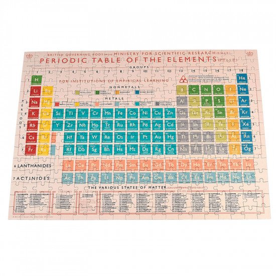 Rex London Periodic Table 300 Piece Jigsaw Puzzle In A Tube
