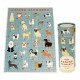 Rex London Dog lover Canine Alphabet 300 Piece Jigsaw Puzzle In A Tube