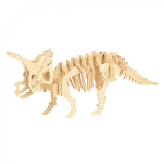 Rex London Triceratops 3d Wooden Jigsaw Puzzle