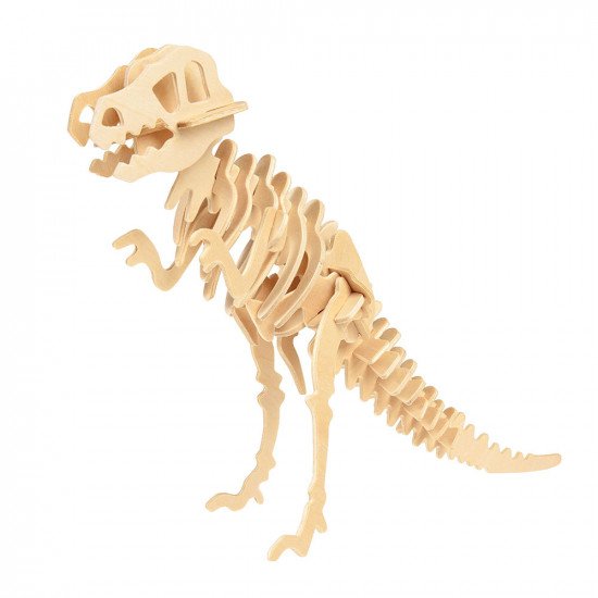 T-Rex Dinosaur Skeleton Puzzle Childrens Wooden 3D Jigsaw Triceratops Etc 