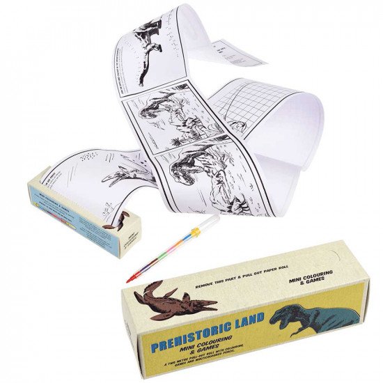Rex London Prehistoric Land Mini Colouring And Games