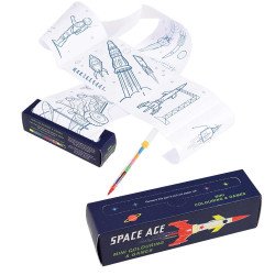Rex London Space Age Mini Colouring And Games
