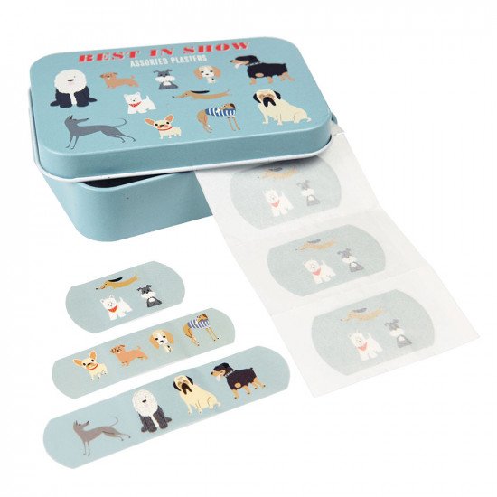Rex London Best In Show Plasters In A Tin (pack Of 30)
