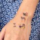 Rex London Pick a Favourite Pup Temporary Tattoos (2 Sheets) - Gift for Kids