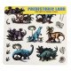 Rex London Prehistoric Land Stickers (3 Sheets)