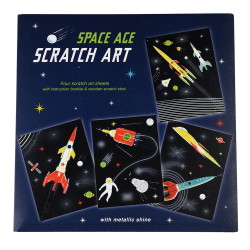 Rex London Space Age Metallic Scratch-Off Art