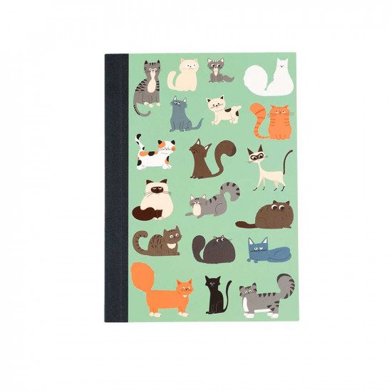 Rex London Nine Lives Cat Lover A6 Notebook