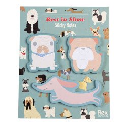 Rex London Best In Show Sticky Notes (set Of 3)