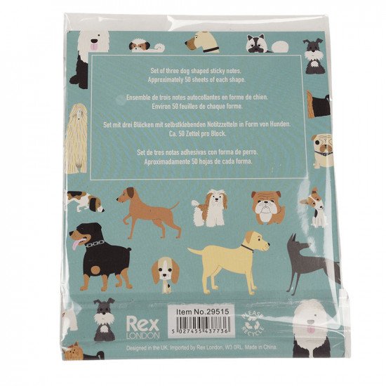 Rex London Best In Show Sticky Notes (set Of 3) - For Dog Lovers