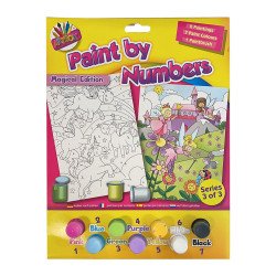 Artbox Paint By Numbers Junior - Includes Paint - Magical Edition