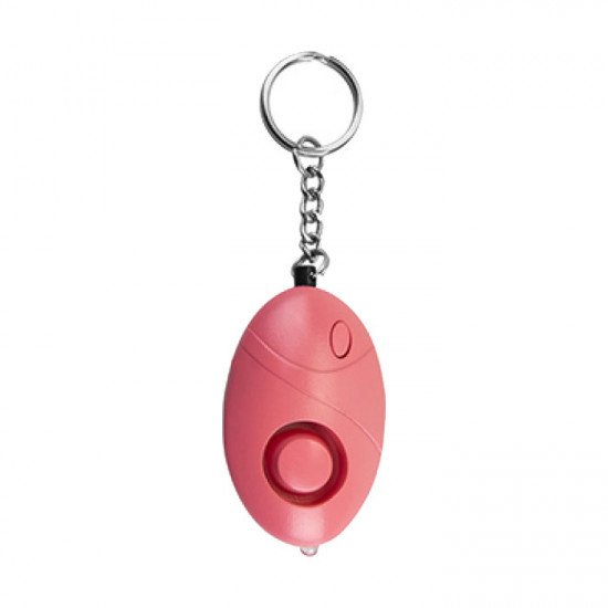 Body Guard Stay Safe Oval Shaped Personal Security Panic Alarm - Pink