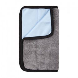Proline Luxury Microfibre Car Glass and Buffing / Drying Towel 38cm x 42cm - Grey