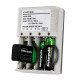 Lloytron 4xAA/AAA+9v Plugin Battery Charger for NiMH Batteries B046