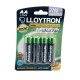 Lloytron AA Rechargeable Batteries Ni-Mh ACCU DIGITAL High Performance 2700mAh - 4 Pack