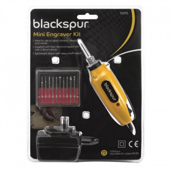 Blackspur Mini Engraver Kit