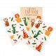 Rex London Colourful Creatures Temporary Tattoos (2 Sheets) - Gift for Kids