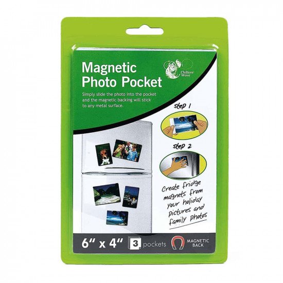 Chiltern Wove Magnetic Photo Pockets x3