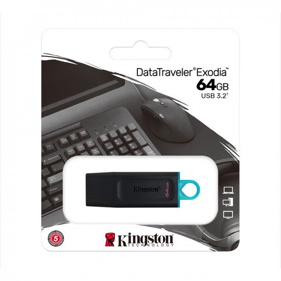 Kingston DataTraveler Exodia USB 3.0 Memory Flash Drive 64GB 