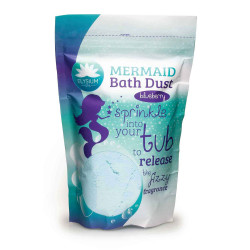 Elysium Spa Mermaid Relaxing Mineral Bath Dust - Blueberry Fragrance 