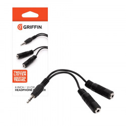 Griffin 3.5mm Headphone Splitter - Black