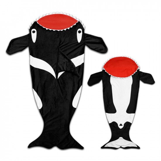 Snug-Rug Killer Whale Tail Blanket