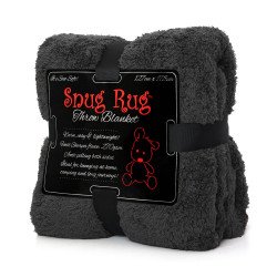 Snug Rug Sherpa Throw Blanket - Slate Grey