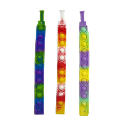 Poppits Push Pop Bubble Fidget Toy - Wristband Bracelet - Random Colour