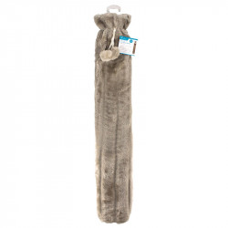 Ashley 76cm Extra Long Hot Water Bottle - Light Grey