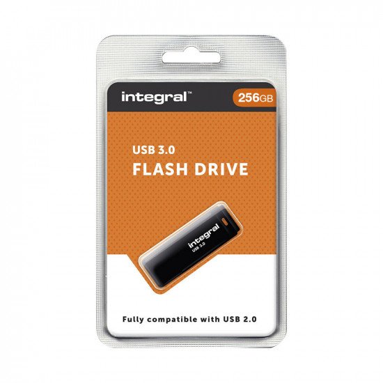 Integral USB3.0 Flash Memory Drive Black 256GB