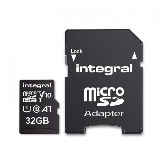Integral Micro SD Memory Card High Speed SDHC V10 UHS-1 U1 32GB