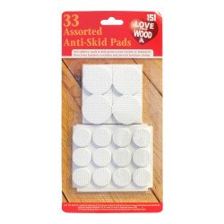 Love Your Wood Assorted Anti Skid Floor Protector Pack 33PC 