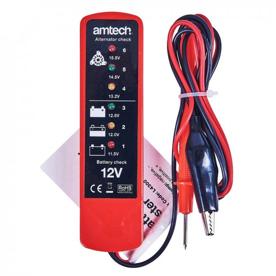 Amtech 12V Battery & Alternator Tester 