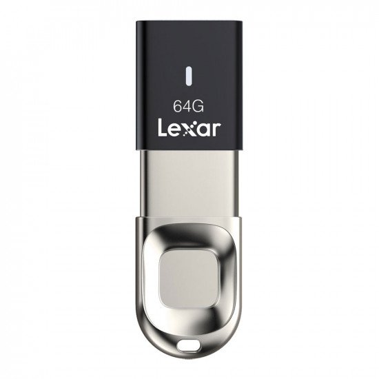 Lexar JumpDrive F35 Fingerprint USB 3.0 Flash Memory Drive - 64GB 