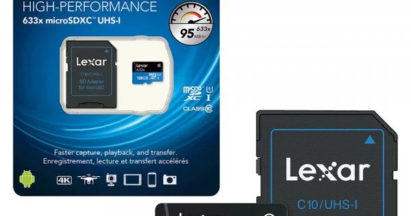Lexar 633x HS Micro SDXC Card UHS-I C10 with Adapter 128GB 7dayshop
