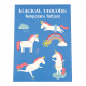 Rex London Magical Unicorn Temporary Tattoos (2 Sheets) - Gift for Kids