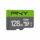 PNY Elite MicroSDXC Memory Card Class10 100MB/s UHS-1 U1 4K with SD Adapter - 128GB