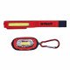 Amtech 3W COB LED Pen Worklight With 1W Carabiner Light with Batteries