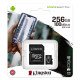 Kingston Canvas Select Plus MicroSD Memory Card 100MB/s UHS-1 U3 A1 V30 Class 10 with Adapter - 256GB