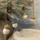 Wooden Christmas Tree Decorations - Acorn Heads x 18