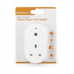 Kingavon Dusk To Dawn Plug In Security Sensor Time Switch