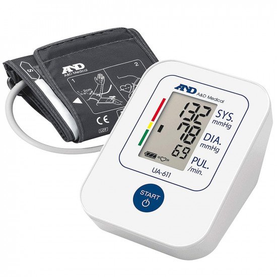 A&D Medical Digital Blood Pressure Monitor Home and Travel - Model. UA-611 