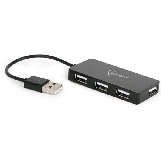 Gembird 4-Port 2.0 USB HUB - Black