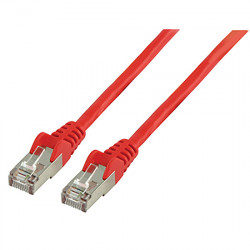 RJ45 CAT6 Ethernet LAN Patch Network Cable (1m / 3 Feet) [1,000 Mbps (1 Gbps)] - Red