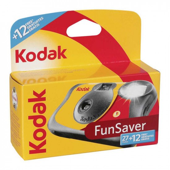 Kodak Fun Saver Disposable Single Use Camera with Flash - 39 Pictures / Exposures