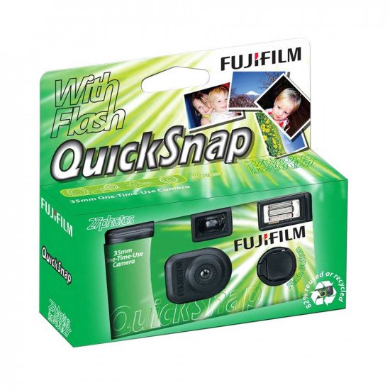 Fujifilm QuickSnap disposable Single Use Flash Camera with 27 Pictures